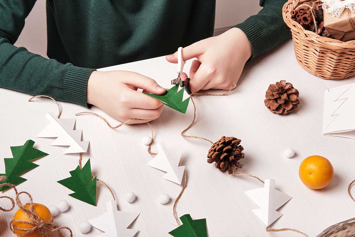 ghirlanda sospesa fai da te per natale