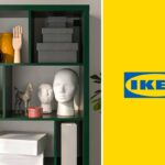 IKEA KALLAX verde in fine serie: la credenza moderna che ottimizza spazio e ordine visivo
