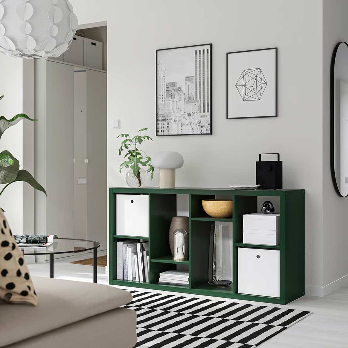 IKEA KALLAX verde in fine serie