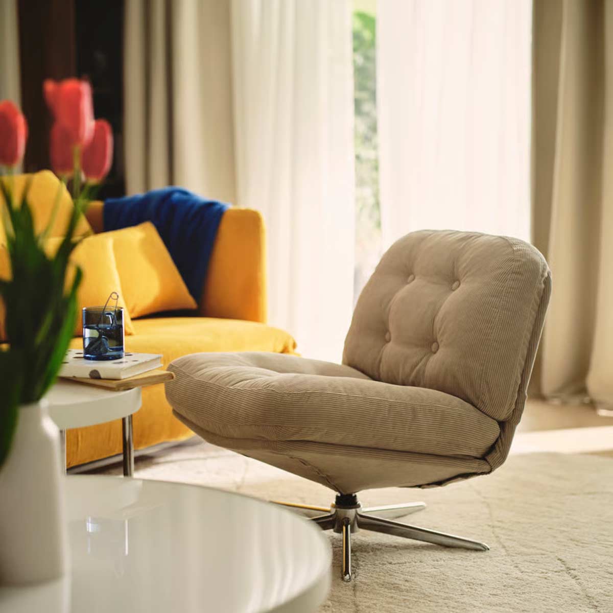 Poltrona IKEA DYVLINGE in versione beige