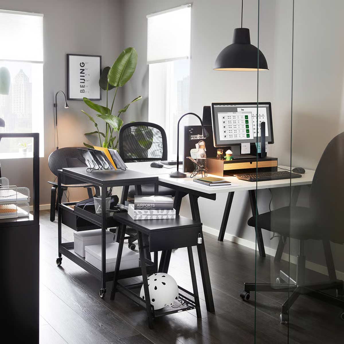 rotelle del carrello IKEA TROTTEN in antracite