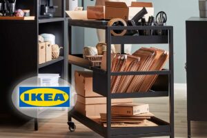 IKEA taglia del 45% il prezzo di TROTTEN: il carrello che può cambiare il tuo lavoro da casa