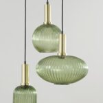 Lampada a sospensione Omaja in vetro verde Maisons du Monde