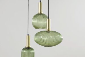 Lampada a sospensione Omaja in vetro verde Maisons du Monde