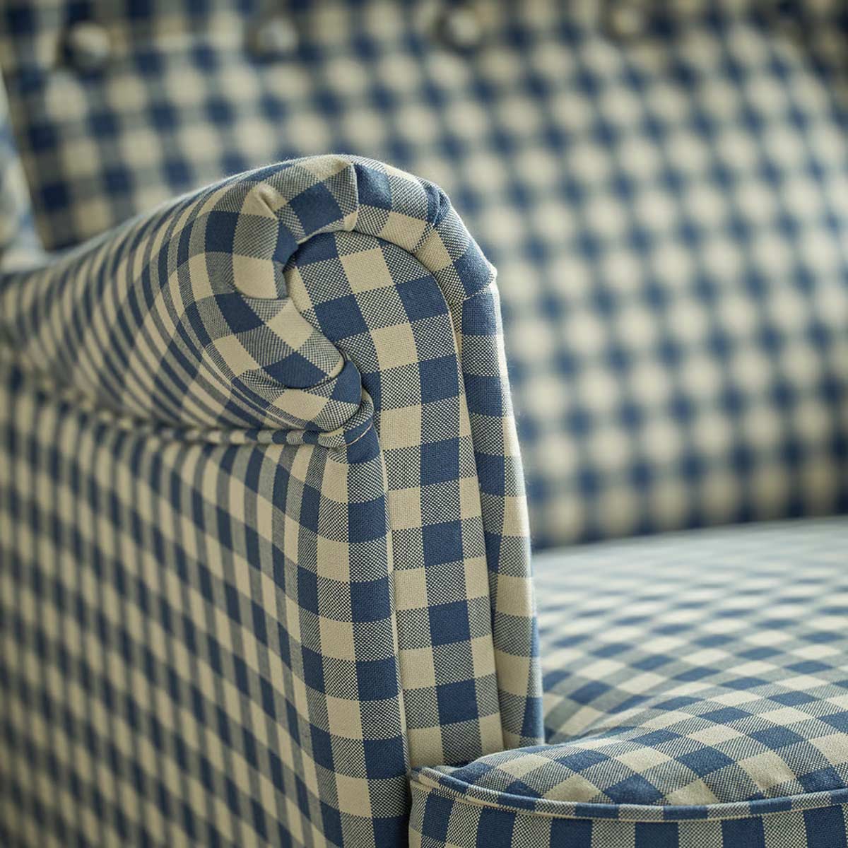 poltrona IKEA STRANDMON a scacchi