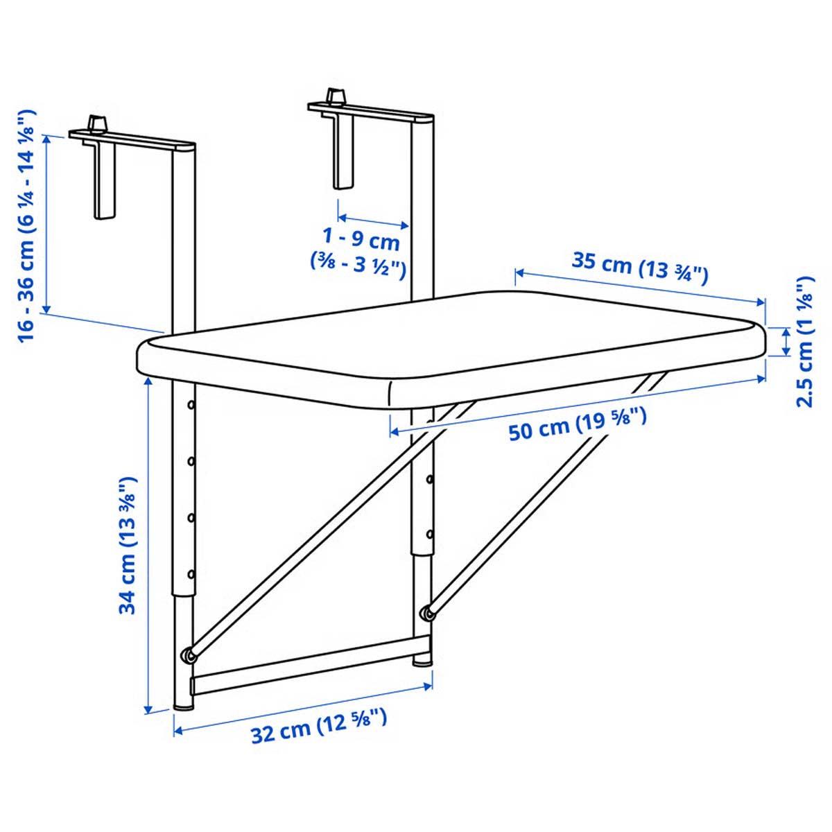 Tavolo IKEA TORPARÖ misure