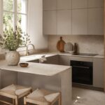 Cucina tonale 2026 con colori mushroom e taupe
