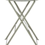 Tavolo Maisons du Monde GUINGUETTE verde kaki pieghevole per balcone piccolo