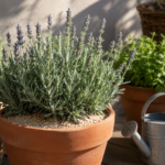 Lavanda sfiorita a luglio