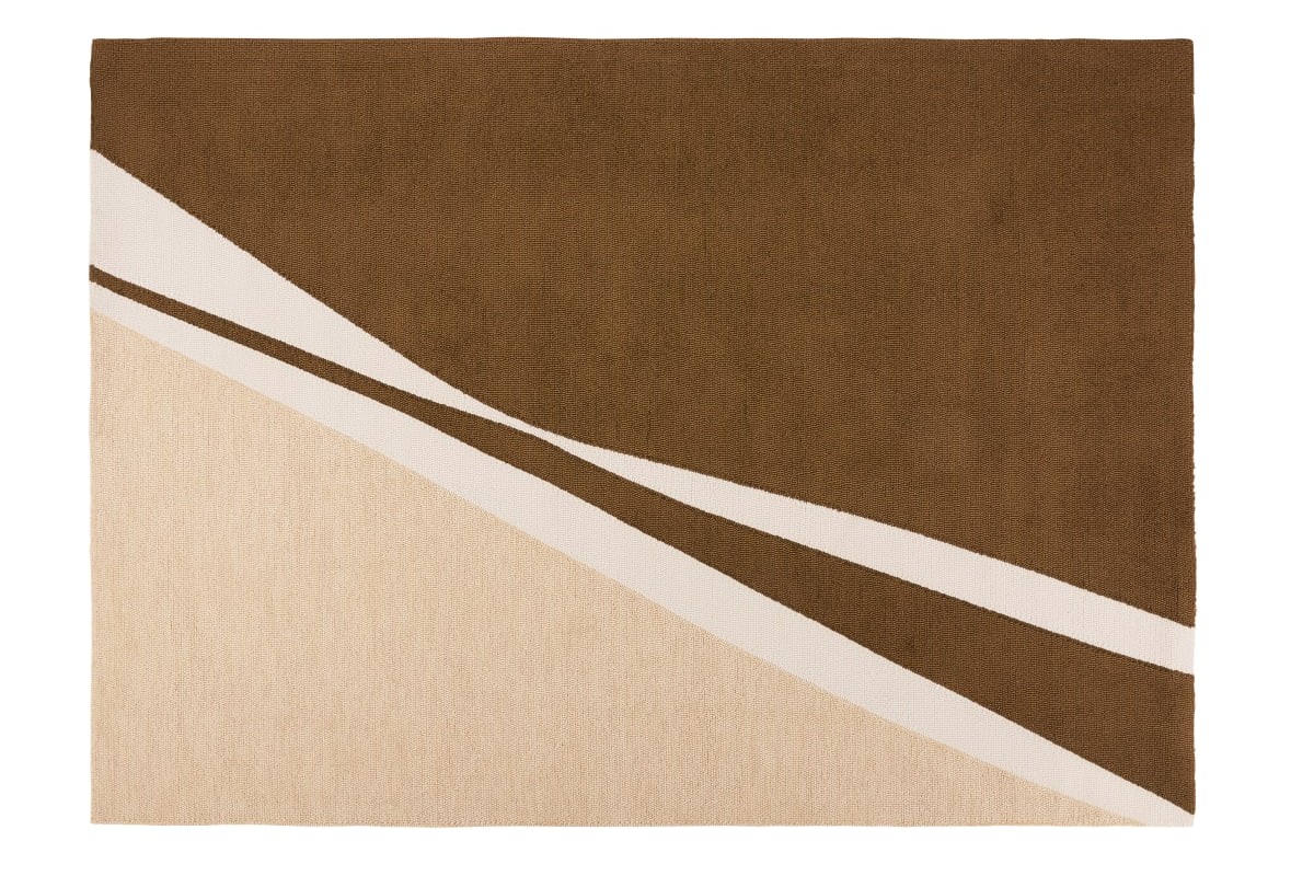 Tappeto Maisons du Monde Morello con motivi beige marrone ed écru