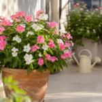 Vinca in vaso a luglio: il controllo che mantiene fiori vivi anche quando il balcone scotta