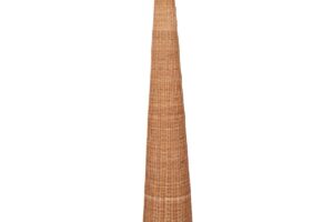 Lampada da terra Maisons du Monde LENI in rattan per terrazza estiva