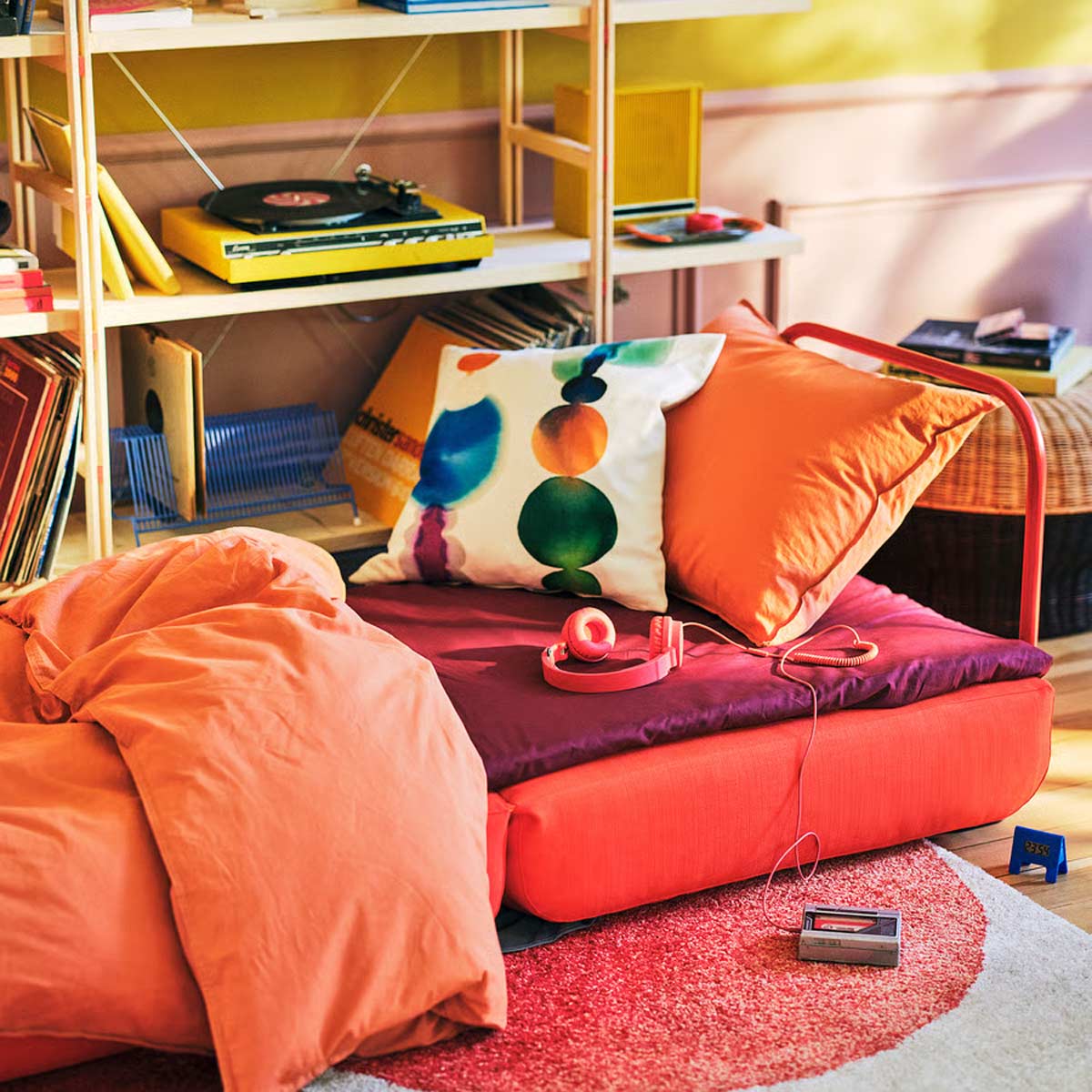 poltrona IKEA PS 2026 trasformata in letto