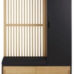 Mobile da ingresso SCILO Maisons du Monde in legno e grigio antracite