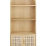 Libreria CANOPY Maisons du Monde con nicchie e ante intrecciate