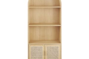 Libreria CANOPY Maisons du Monde con nicchie e ante intrecciate
