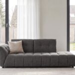 Divano Robin verde grigio di Maisons du Monde con schienale regolabile