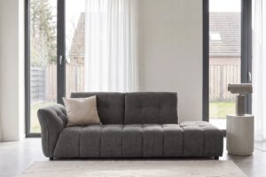 Maisons du Monde allunga la seduta del nuovo divano Robin da 60 a 93 centimetri