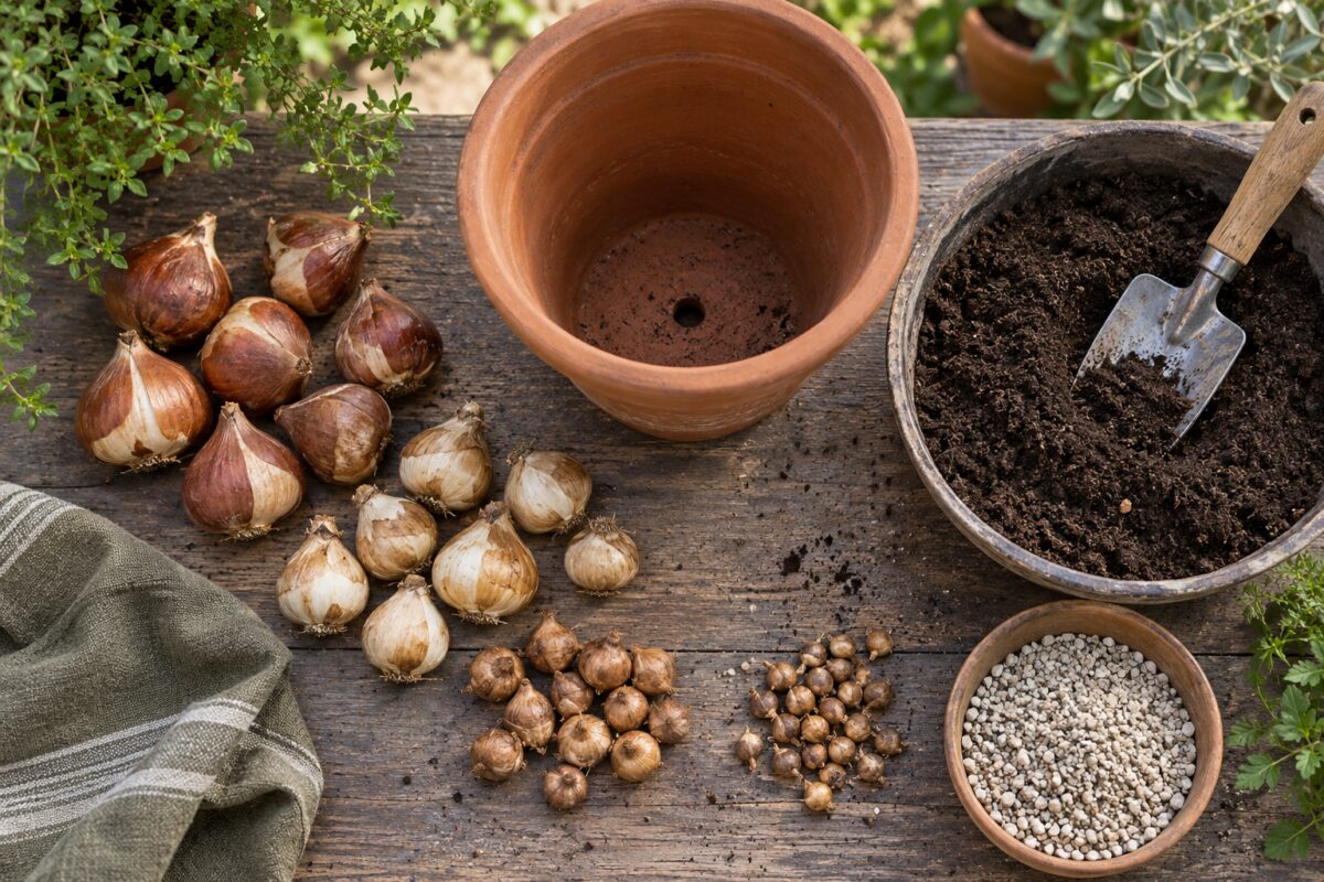 Tulipani, narcisi, crochi e muscari pronti per la messa a dimora