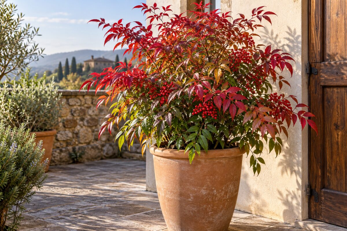Come far diventare la Nandina di un rosso fuoco spettacolare: l’esposizione che fa la differenza