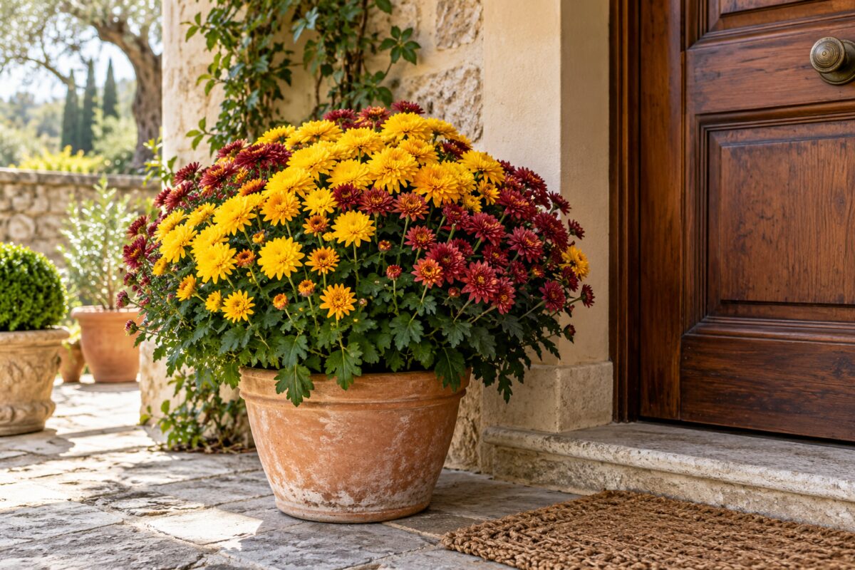 Dove mettere il crisantemo in vaso adesso per avere l’ingresso fiorito e colorato fino a novembre