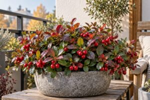 Foglie della Gaultheria che diventano rosse o porpora? Perché non devi preoccuparti