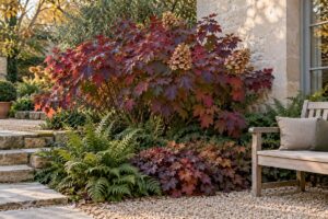 Hydrangea quercifolia: in autunno sono le foglie, non i fiori, a cambiare il giardino