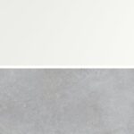 Pannello LYSEKIL di IKEA grigio chiaro ed effetto cemento bianco opaco per la cucina