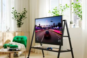 La nuova YXSTABY di IKEA sposta TV e console tra soggiorno e zona gioco