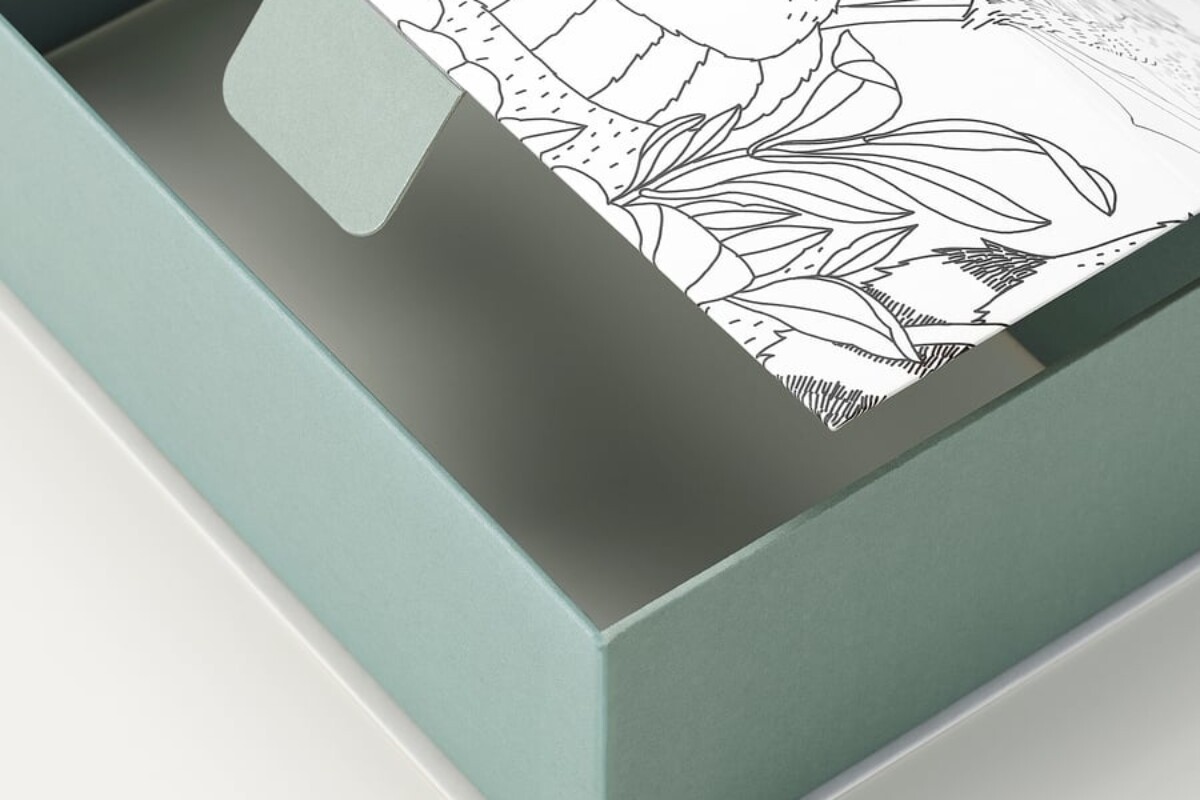 Scatola per colori IKEA ALPTALL fantasia e verde per la cameretta