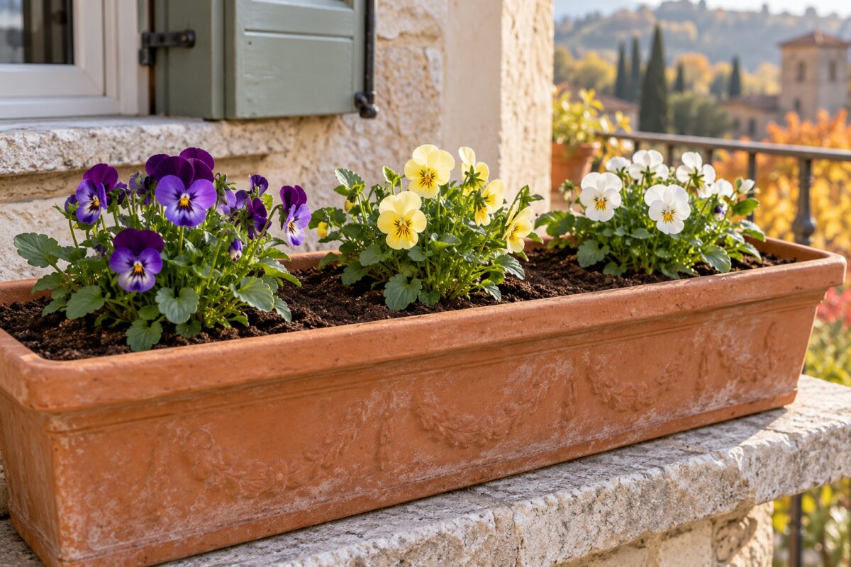 Quanto distanziare le viole cornute nel vaso? La misura esatta per non soffocarle prima del gelo