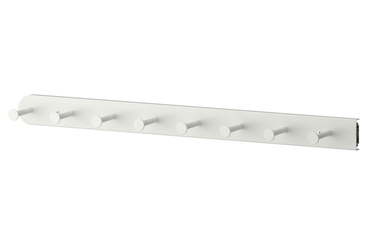 Appenditutto estraibile IKEA KOMPLEMENT bianco con otto ganci