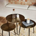 Tavolini TRASS di Maisons du Monde ambientati in soggiorno